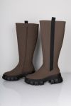 Pieces - Støvle - PC Adrianna Knee High Boot - Fossil