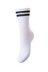 Pieces - Strømper - PC Cally Socks - Bright White/Black