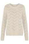 Pieces - Strik - PC Bibi LS Knit - Birch