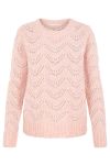 Pieces - Strik - PC Bibi LS Knit - Misty Rose