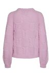 Pieces - Strik - Pc Neo Ls Oneck Knit - Pink Lavender