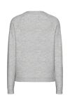 Pieces - Strik - Pc Juliana Ls O-Neck Knit- Light Grey Melange