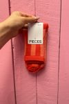 Pieces - Strømper - PC Jorts Stripe Long Sock - Tea Rose/Fiesta 