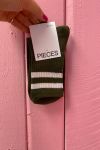 Pieces - Strømper - PC Sassie Socks - Winter Moss