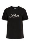 Pieces - T-shirt - Pcrine Ss Printed T-Shirt - Black