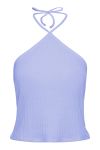 Pieces - Top - PC Alicia Sl Short Halter Neck Top - Hydrangea