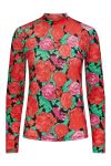 Pieces - Top - Sille LS Top - Roses - Ditte Estrup