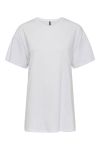 Pieces - T-shirt - PC Rina SS Oversized Tee - Bright White