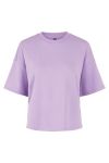 Pieces - T-shirts - PC Chilli Summer 2/4 Loose Swaet - Sheer Lilac