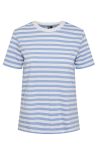 Pieces - T-shirt - PC Ria SS Tee Stripes - Hydrangea