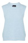 Pieces - Vest - PC Fenja Knit Vest - Cashmere Blue