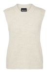 Pieces - Vest - PC Fenja Knit Vest - Whitecap Gray