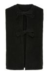 Pieces - Vest - PC Silly SL Reversible Tie Vest - Black