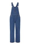 Pieces - Jumpsuit - Fenna Denim Dungaree - Dark Blue Denim