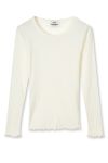 Mads Nørgaard - Bluse - Pointella Troja Tee Ls - Vanilla Ice