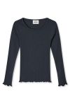 Mads Nørgaard - Bluse - Pointella Troja Tee LS FAV - Parisian Night