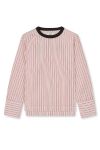 Mads Nørgaard - Top - Poplinda Lucy Top - Pinstripe/Fiery Red
