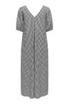 JDY - Kjole - Lucas 2/4 Midi Dress - Black Small white check