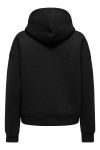 JDY - Hoodie - Jsysabrina L/S Zipper Scuba Hoodie - Black