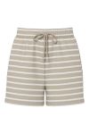 Pieces - Shorts - Chilli Summer Hw Shorts Stripe - Crockery Cloud dancer