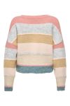 JDY - Strik - Cassidy Life L/S O-neck - Cardigan Knit - Desert Sand