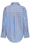 JDY - Skjorte - Serena L/S Shirt - Bel Air Blue/Golden Brown/Cloud Dancer