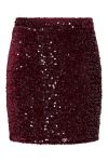 Pieces - Nederdel - Kam New Short Skirt - Tawny Port 