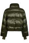 Neo Noir - Jakke - Rhea Shiny Puffer Jacket - Olive (Levering slut september)