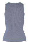 A-View - Top - Rib Knit Tank Top - Dusty blue