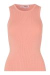 A-View - Top - Rib Knit Tank Top - Peach
