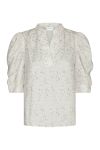 Neo Noir - Bluse - Roella Dull Ditsy Blouse - Off White