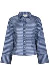 Neo Noir - Skjorte - Rosa Check Shirt - Dark Blue