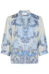 Neo Noir - Bluse - Roselle Artist Paisley Blouse - Powder Blue
