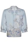 Neo Noir - Bluse - Roselle Artist Paisley Blouse - Light Blue (Levering midt april)
