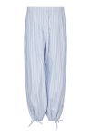 Neo Noir - Bukser - Roxane Balloon Double Stripe Pants - Light Blue