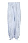 Neo Noir - Bukser - Roxane Balloon Double Stripe Pants - Light Blue