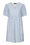 Pieces - Kjole - Fionna 2/4 Dress - Lichen Blue