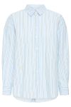 Ichi - Skjorte - Samia SH - Powder Blue Stripe