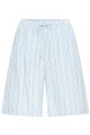 Ichi - Shorts - Samia SHO - Powder Blue Stripe