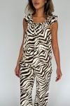 Continue - Top - Sasha Zebra Top - Zebra