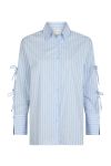 Neo Noir - Skjorte - Selini Multi Stripe Shirt - Light Blue