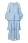 Y.A.S - Kjole - Senly 3/4 Long Dress - Skyway (Levering midt marts)