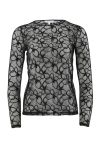 Continue - Bluse - Shannie Mesh - 01 Black