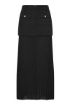 Bruuns Bazaar - Nederdel - Calcarea Shennia skirt - Black