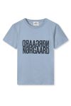 Mads Nørgaard - T-shirt - Single Cotton Trenda P Tee - Faded Denim