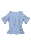 Sisters Point - Bluse - Catey-T - L. Blue/White