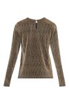 Sisters Point - Bluse - VIXA-LS3 - Black/Gold