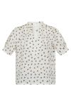 Sisters Point - Bluse - Girpa-SS - Cream/Black