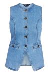Sisters Point - Vest - Fela - Light Denim
