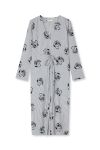 Mads Nørgaard - Kjole - Soft Crease Oda Dress - Vintage Indigo/Vanilla Ice